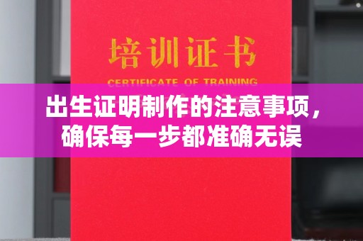 邯山出生证明制作的注意事项，确保每一步都准确无误