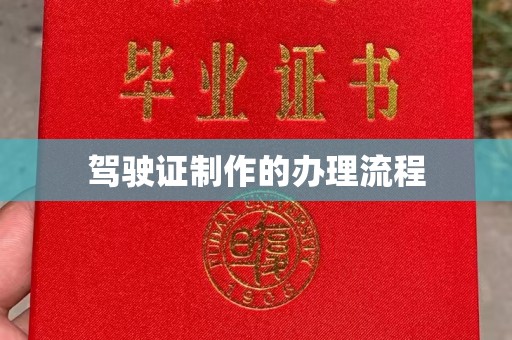 邯山驾驶证制作的办理流程