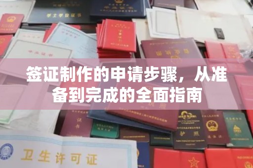 邯山签证制作的申请步骤，从准备到完成的全面指南