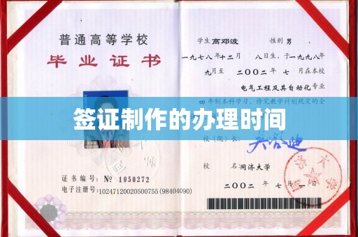 邯山签证制作的办理时间